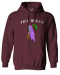 Front Good Vibe Summer Palm Graphic Til Death Cool Bones Surf Society Sweatshirt Hoodie
