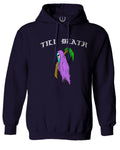 Front Good Vibe Summer Palm Graphic Til Death Cool Bones Surf Society Sweatshirt Hoodie