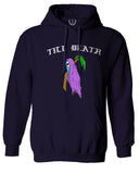 Front Good Vibe Summer Palm Graphic Til Death Cool Bones Surf Society Sweatshirt Hoodie