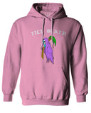 Front Good Vibe Summer Palm Graphic Til Death Cool Bones Surf Society Sweatshirt Hoodie