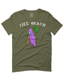 Front Good Vibe Summer Palm Graphic Til Death Cool Bones Surf Society For men T Shirt