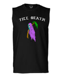 Front Good Vibe Summer Palm Graphic Til Death Cool Bones Surf Society men Muscle Tank Top sleeveless t shirt