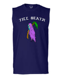 Front Good Vibe Summer Palm Graphic Til Death Cool Bones Surf Society men Muscle Tank Top sleeveless t shirt