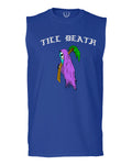 Front Good Vibe Summer Palm Graphic Til Death Cool Bones Surf Society men Muscle Tank Top sleeveless t shirt