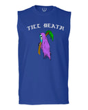 Front Good Vibe Summer Palm Graphic Til Death Cool Bones Surf Society men Muscle Tank Top sleeveless t shirt
