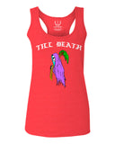 Front Good Vibe Summer Palm Graphic Til Death Cool Bones Surf Society  women's Tank Top sleeveless Racerback
