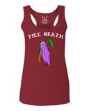 Front Good Vibe Summer Palm Graphic Til Death Cool Bones Surf Society  women's Tank Top sleeveless Racerback
