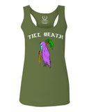 Front Good Vibe Summer Palm Graphic Til Death Cool Bones Surf Society  women's Tank Top sleeveless Racerback