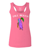 Front Good Vibe Summer Palm Graphic Til Death Cool Bones Surf Society  women's Tank Top sleeveless Racerback