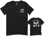 Front and Back Shark Summer Vibe Cool Graphic Surf Till Death Obei Society For men T Shirt