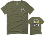 Front and Back Shark Summer Vibe Cool Graphic Surf Till Death Obei Society For men T Shirt