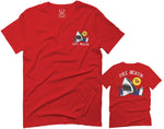 Front and Back Shark Summer Vibe Cool Graphic Surf Till Death Obei Society For men T Shirt