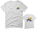 Front and Back Shark Summer Vibe Cool Graphic Surf Till Death Obei Society For men T Shirt
