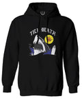 Front Shark Summer Vibe Cool Graphic Surf Till Death Society Sweatshirt Hoodie