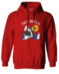 Front Shark Summer Vibe Cool Graphic Surf Till Death Society Sweatshirt Hoodie