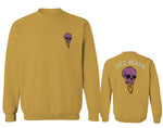 Candy Ice Cream Skull Summer Cool Graphic Till Death Obei Society men's Crewneck Sweatshirt