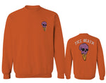 Candy Ice Cream Skull Summer Cool Graphic Till Death Obei Society men's Crewneck Sweatshirt
