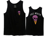 Candy Ice Cream Skull Summer Cool Graphic Till Death Obei Society men's Tank Top