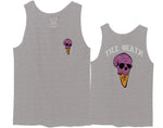 Candy Ice Cream Skull Summer Cool Graphic Till Death Obei Society men's Tank Top