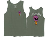 Candy Ice Cream Skull Summer Cool Graphic Till Death Obei Society men's Tank Top