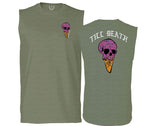 Candy Ice Cream Skull Summer Cool Graphic Till Death Obei Society men Muscle Tank Top sleeveless t shirt