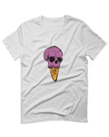 Good Vibe chill Till Death ice Cream Skull Bones Graphic obei Society For men T Shirt