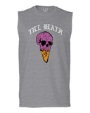 Good Vibe chill Till Death ice Cream Skull Bones Graphic obei Society men Muscle Tank Top sleeveless t shirt