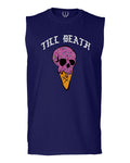 Good Vibe chill Till Death ice Cream Skull Bones Graphic obei Society men Muscle Tank Top sleeveless t shirt