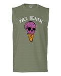 Good Vibe chill Till Death ice Cream Skull Bones Graphic obei Society men Muscle Tank Top sleeveless t shirt