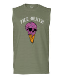 Good Vibe chill Till Death ice Cream Skull Bones Graphic obei Society men Muscle Tank Top sleeveless t shirt