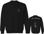 Summer Cool Graphic Palm Puma Tattoo Good Vibe Till Death Obei Society men's Crewneck Sweatshirt