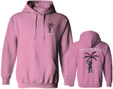 Summer Cool Graphic Palm Puma Tattoo Good Vibe Till Death Obei Society Sweatshirt Hoodie