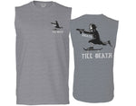 Front and Back Skateboarding OR DIE Skull Skate Gun Till Death Obei Society men Muscle Tank Top sleeveless t shirt
