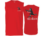 Front and Back Skateboarding OR DIE Skull Skate Gun Till Death Obei Society men Muscle Tank Top sleeveless t shirt