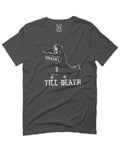 VICES AND VIRTUES Skateboarding OR DIE Skull Skate Gun Till Death For men T Shirt