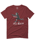 VICES AND VIRTUES Skateboarding OR DIE Skull Skate Gun Till Death For men T Shirt