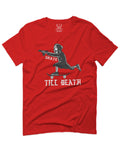 VICES AND VIRTUES Skateboarding OR DIE Skull Skate Gun Till Death For men T Shirt
