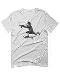 VICES AND VIRTUES Skateboarding OR DIE Skull Skate Gun Till Death For men T Shirt