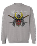 Till Death Vintage Japan Japanesse Warrior Vibes Graphic Aesthetics men's Crewneck Sweatshirt