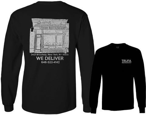 VICES AND VIRTUES TRUFA Restaurant mens Long sleeve t shirt