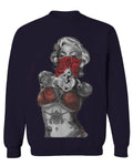 Marilyn Monroe Gangster Cool Graphic Hipster Red Roses Summer men's Crewneck Sweatshirt
