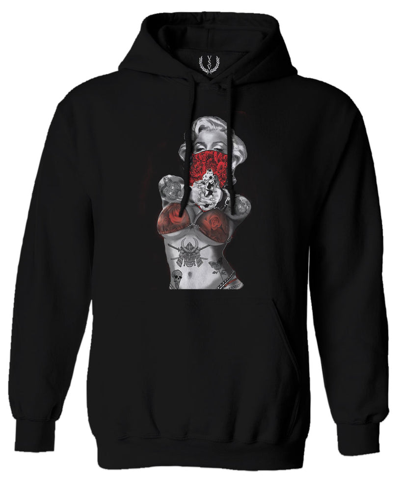 Marilyn monroe gangster hoodie sale