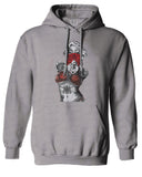 Marilyn Monroe Gangster Cool Graphic Hipster Red Roses Summer Sweatshirt Hoodie