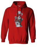 Marilyn Monroe Gangster Cool Graphic Hipster Red Roses Summer Sweatshirt Hoodie