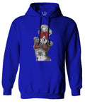 Marilyn Monroe Gangster Cool Graphic Hipster Red Roses Summer Sweatshirt Hoodie