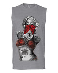 Marilyn Monroe Gangster Cool Graphic Hipster Red Roses Summer men Muscle Tank Top sleeveless t shirt