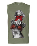 Marilyn Monroe Gangster Cool Graphic Hipster Red Roses Summer men Muscle Tank Top sleeveless t shirt