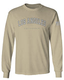 Los Angeles California Cali LA Retro Fonts mens Long sleeve t shirt