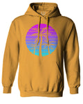 Vaporwave Palm Trees Aesthetics Art Beach surf Sunset Sweatshirt Hoodie
