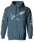 Aesthetic Good Vibe Bones Hand Shaka Cool Vintage Hipster Graphic Michelangelo Art Sweatshirt Hoodie